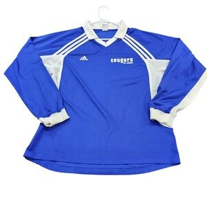 Cougars St. Louis Jersey Mens XL Blue Soccer Long Sleeve Adidas Number 6